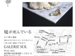 石下雅斗（2009年・A卒）氏の個展「 鳩が死んでいる 」が開催されます